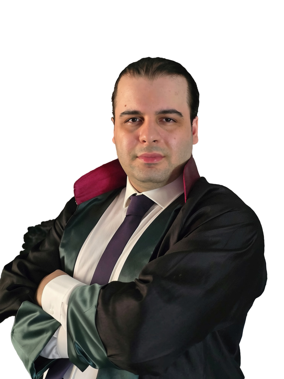 Adana Avukat Saim İncekaş, cübbeli portre