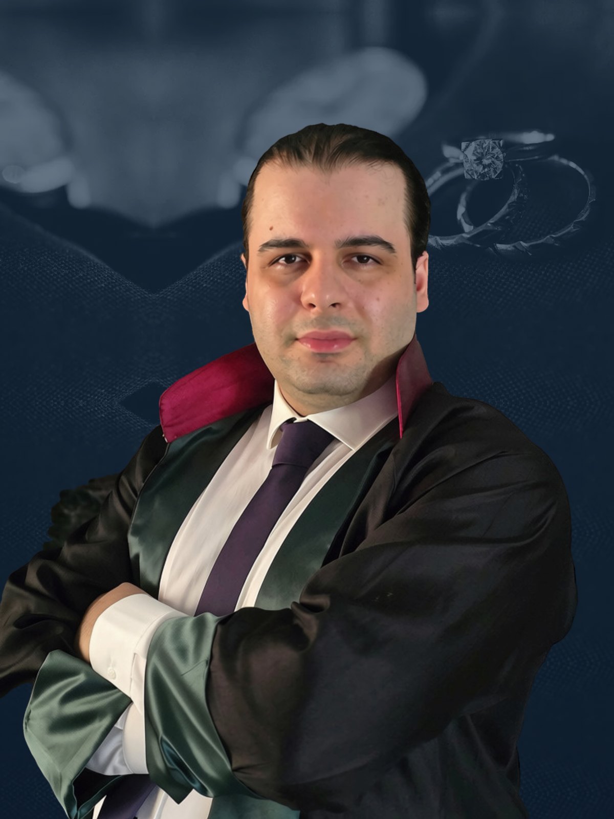 Adana Boşanma Avukatı · Av. Saim İncekaş, cübbeli portre