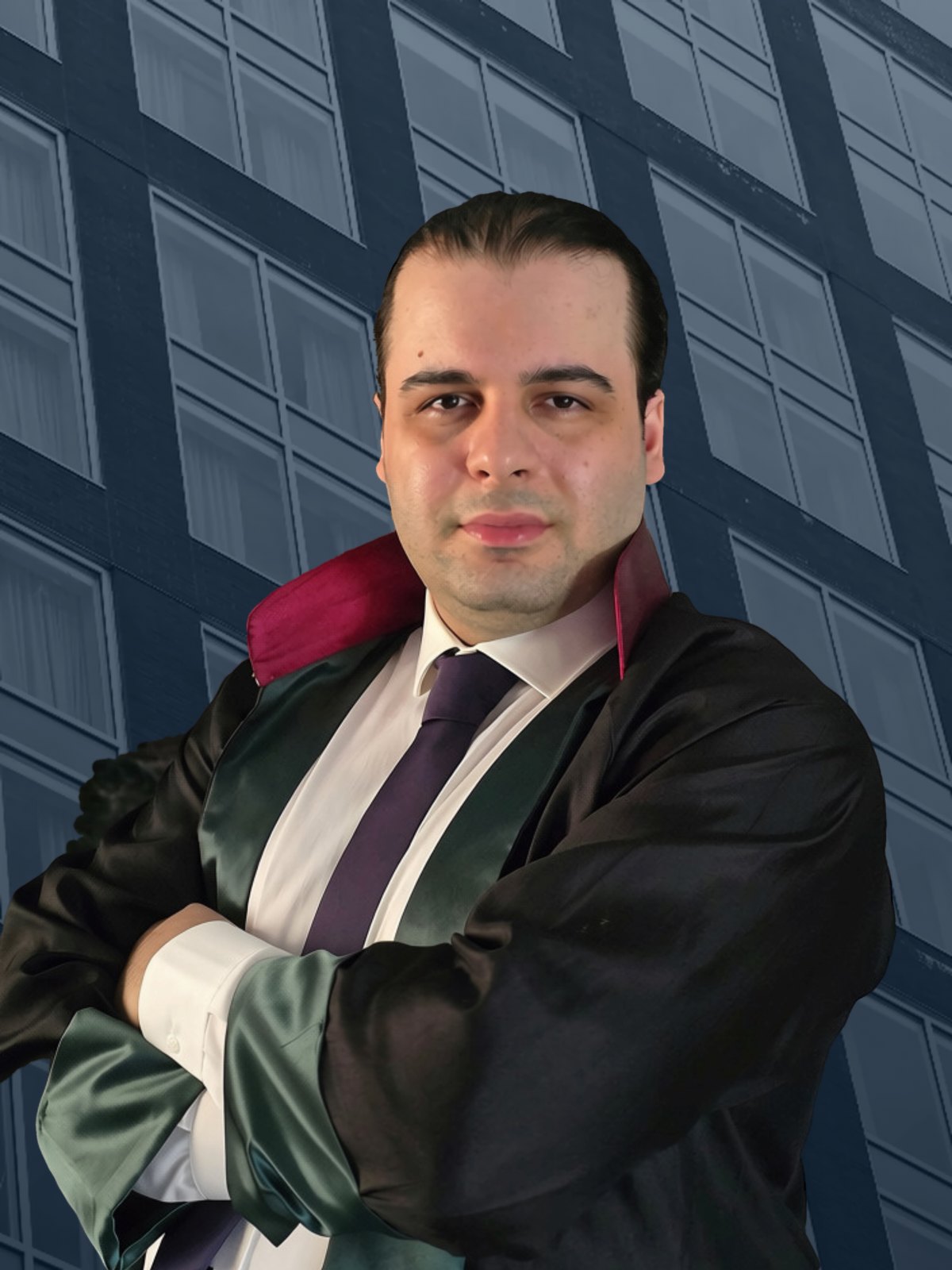 Property Lawyer in Turkey · Attorney Saim İncekaş, portrait in robe